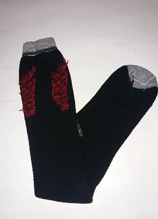 Високі теплі махрові шкарпетки4 фото