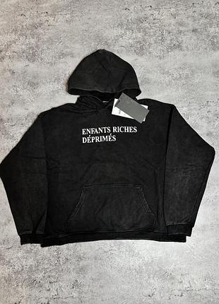 Чоловіче худі enfants riches deprimes оверсайз чорне | худі erd | худі ерд
