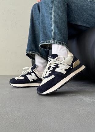 Кросівки жіночі new balance 574 legacy blue/white