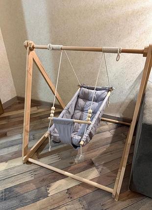 Продам дитячу підвісну гойдалку-крісло 6
