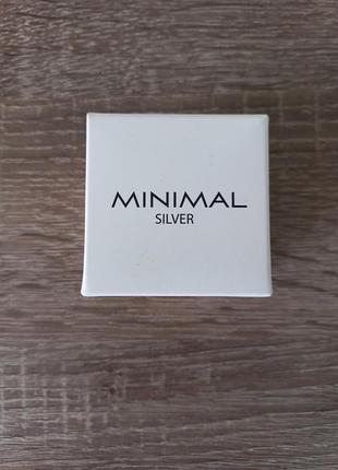 Серьги 925  оригинал  minimal 3