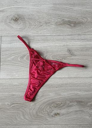 Жіночі трусики стрінги tezenis червоні s