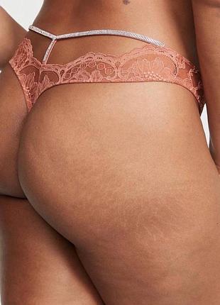 Трусики жіночі victoria’s secret з камінчиками, розмір s