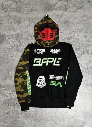 Чоловіче зіп-худі bape bmx mask | зіп-худі бейп