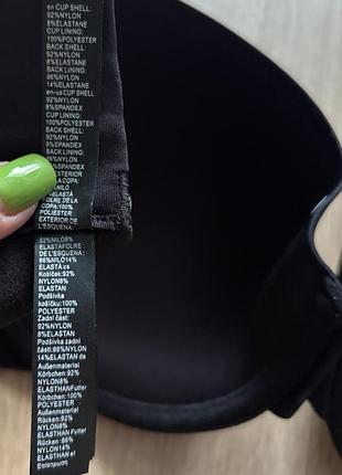 Новый бюстгальтер 75f primark черный в горошек 6