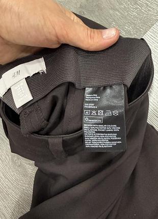 Брюки шоколадні жіночі h&m 5
