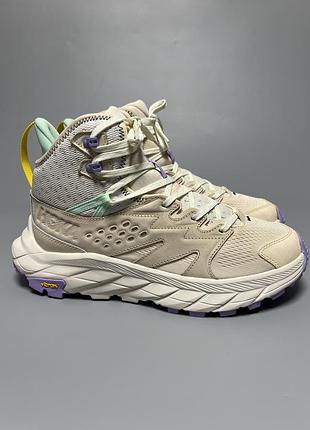 Трекінгові кросівки черевики hoka one one anacapa breeze mid vibram 1134506 vlm оригінал