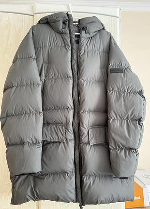 Пуховик чоловічий marc o'polo puffer essentials hero темно-сірий