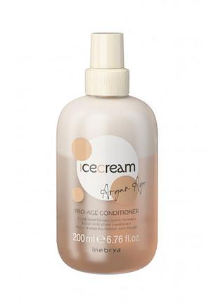 Двухфазный кондиционер с аргановым маслом inebrya pro age 2-phase conditioner argan oil 200 мл