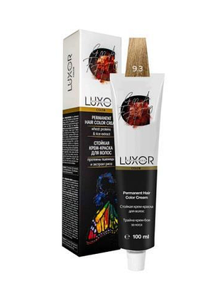 Крем-краска для волос 9.3 очень светлый золотистый блондин luxor professional 100 мл