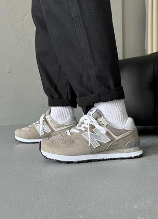 Кросівки жіночі new balance 574 sand beige