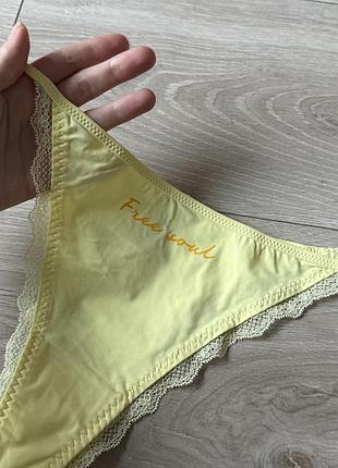 Трусики жіночі tezenis бразиліана жовті м