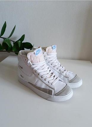 Кожаные кроссовки nike 6
