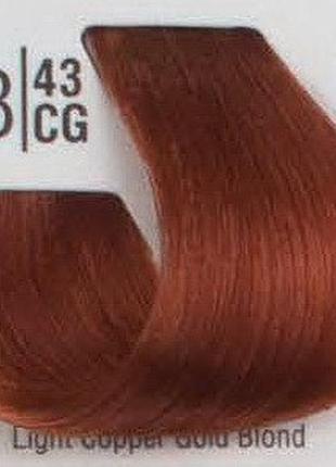 Професійна фарба для волосся 8/43cg світлий рудий блонд spa master cream color 100 мл