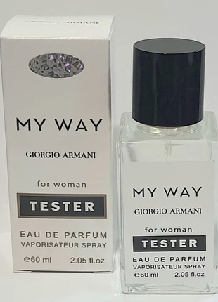 Тестер hologram giorgio armani my way (джорджіо армані мая вей) 60 мл