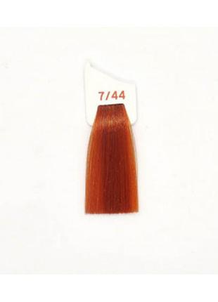 Крем-фарба 7/44 мідний яскравий блондин inebrya color, 100 мл