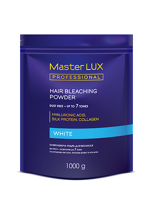 Освітлююча пудра для волосся white master lux professional 1000 г
