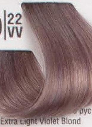 Професійна фарба для волосся 10/22vv надсвітлий перламутровий блонд spa master cream color 100 мл
