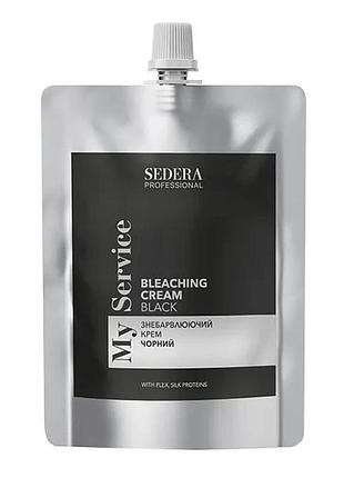 Обесцвечивающий крем черный sedera professional my service