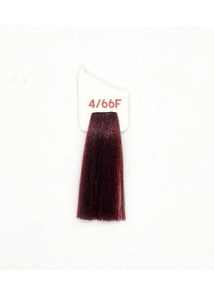 Крем-фарба 4 / 66f каштановий червоний вогняний inebrya color, 100 мл
