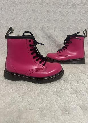Черевики дитячі dr. martens рожеві, розмір 24