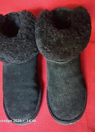 Ugg australia теплые зимние натуральные угги на толстой овчине
