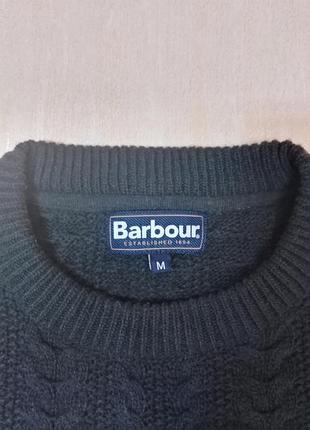 Светр чоловічий barbour чорний 2