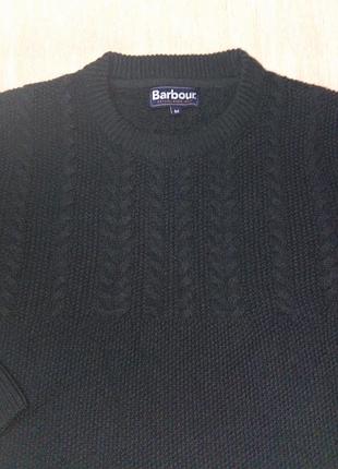 Светр чоловічий barbour чорний 3