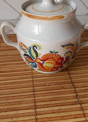 Цукорниця фарфорова