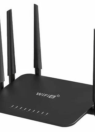 Роутер модем wi fi lv-wr50q 6 антен / маршрутизатор бездротового роутера wifi (and lv-wr50q)