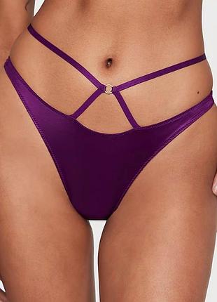 Трусики жіночі victoria’s secret стрінги фіолетові розмір s