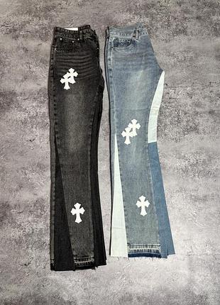 Джинси gallery dept. x chrome hearts | джинси галері депт хром хардс