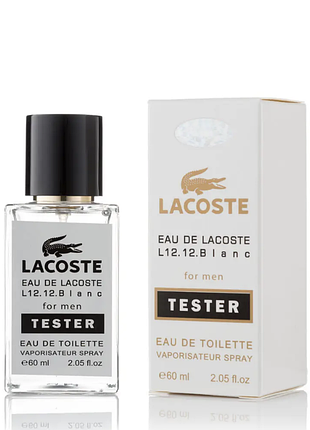 Тестер hologram eau de lacoste l 12.12 blanc / лакост о де л.12.12 бланк белые / 60 ml
