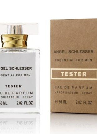 Тестер gold 60 мл. angel schlesser essential for men / ангел шльоссер ессеншіал для чоловіків/