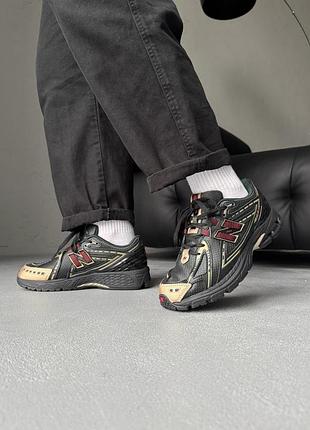 Кроссовки мужские new balance 1906r x kith black/green