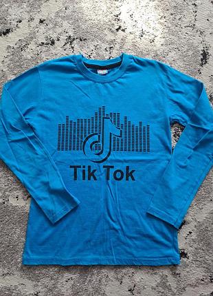 Реглан для хлопчика tik tok, блакитний, розмір 146