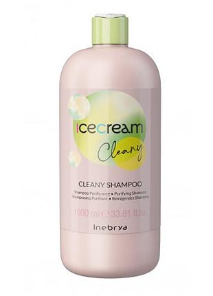 Шампунь против перхоти inebrya cleany shampoo 1000 мл