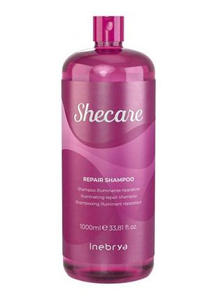 Шампунь восстанавливающий inebrya sheсare repair shampoo 1000 мл