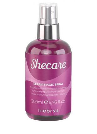 Спрей відновлювальний inebrya shesare repair magic spray 200 мл