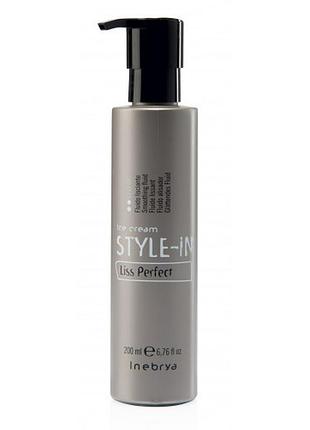Флюид для выпрямления волос inebrya go sleek liss perfect 200 мл