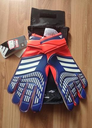 Футбольные вратарские варежки, перчатки adidas, оригинал, 10 размер.