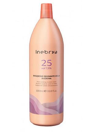 Окислювальна емульсія 25 vol inebrya violet oxydizing emulsion cream 7,5% 1000 мл