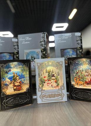 Новогодний музыкальный ночник-светильник xmas wdl 24023b