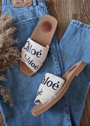 Шльопанці шльопки від chloé