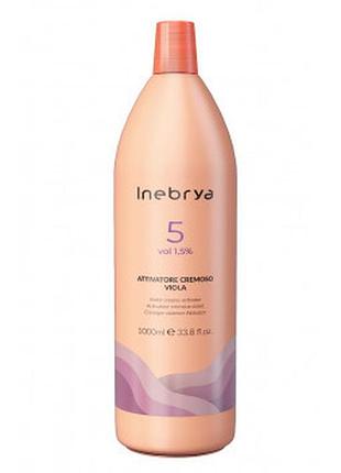 Кремовий активатор 5 vol inebrya violet creamy activator 1,5% 1000 мл