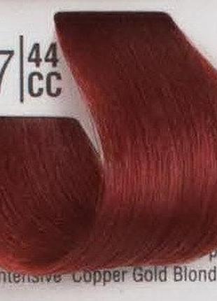 Професійна фарба для волосся 77/44cc інтенсивний мідний блонд spa master cream color 100 мл