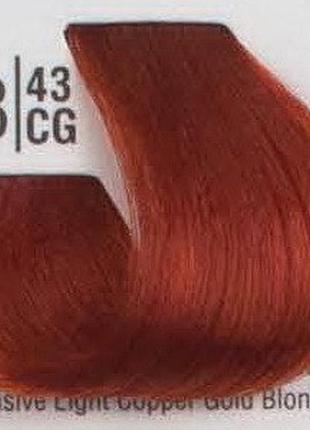 Професійна фарба для волосся 88/43cg світлий рудий посилений блонд spa master cream color 100 мл
