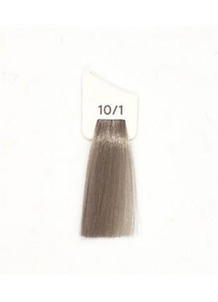 Крем-фарба 10/1 платиновий світло-попелястий блондин inebrya color, 100 мл