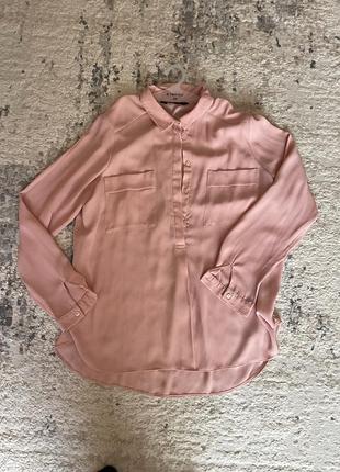 Блузка сорочка рожевого кольору, dorothy perkins, розмір 14