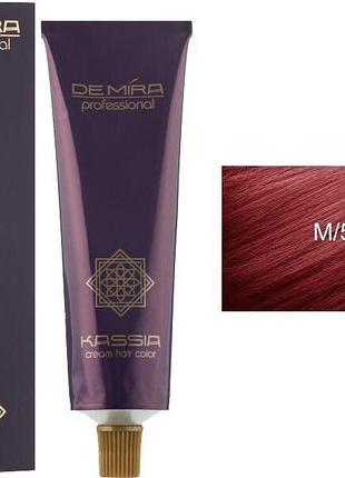 Крем-фарба для волосся м/5 мікстон червоний demira cream hair color kassia 90 мл